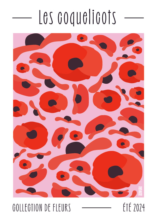 Affiche - Les Coquelicots