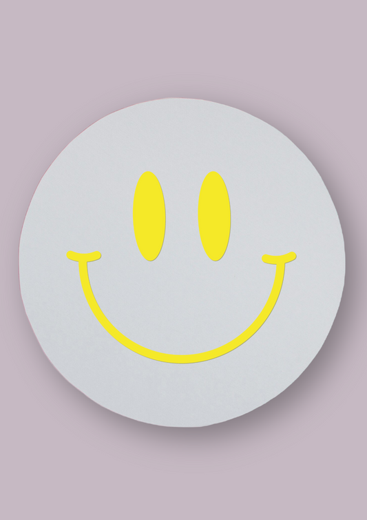 Miroir - Smiley jaune